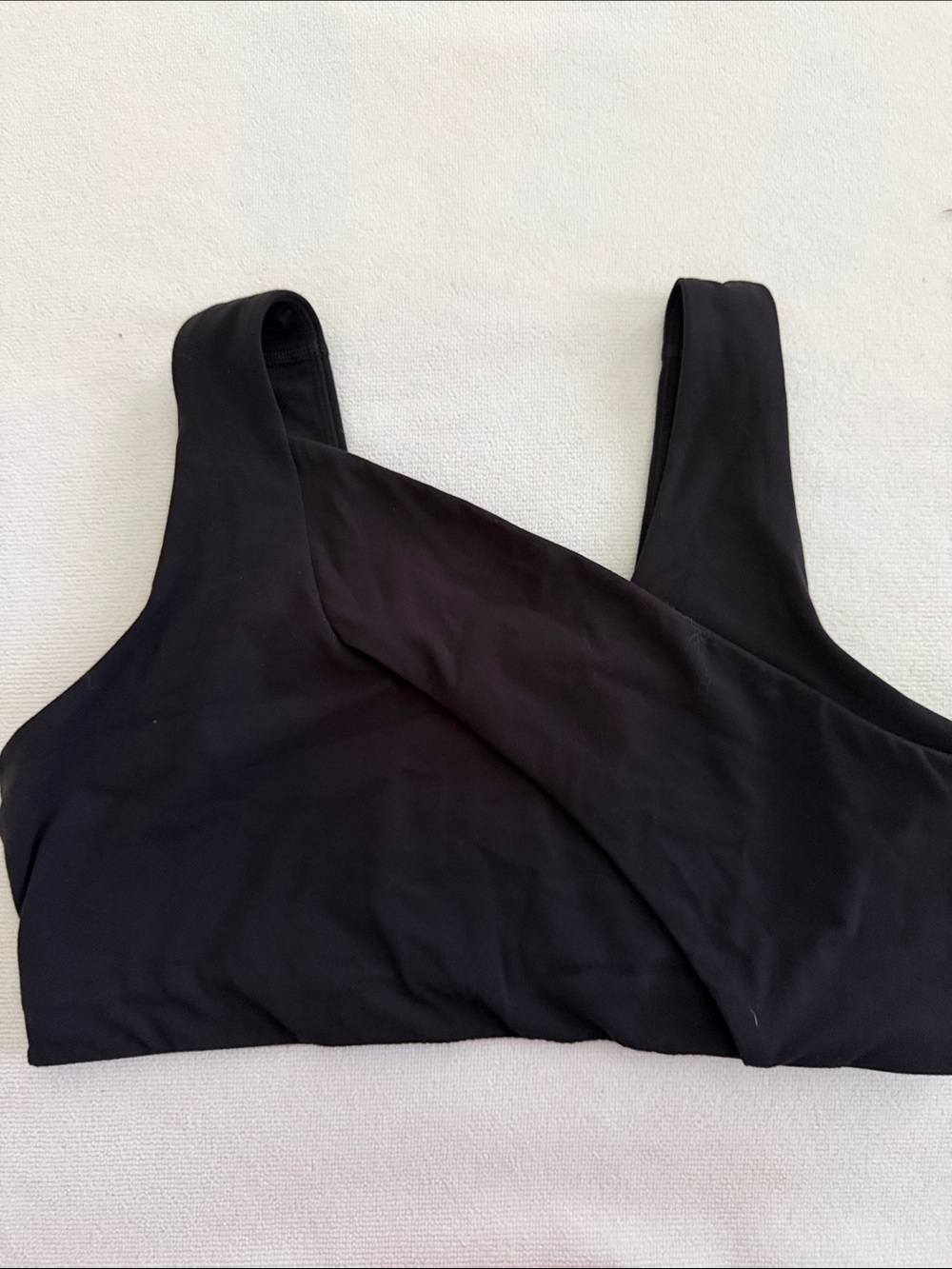 lululemon athletica Black Cross-Front Sports Bra